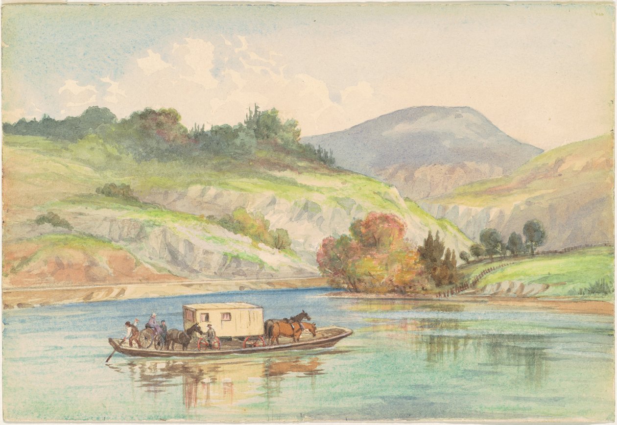 Überquerung des James River von British 19th Century