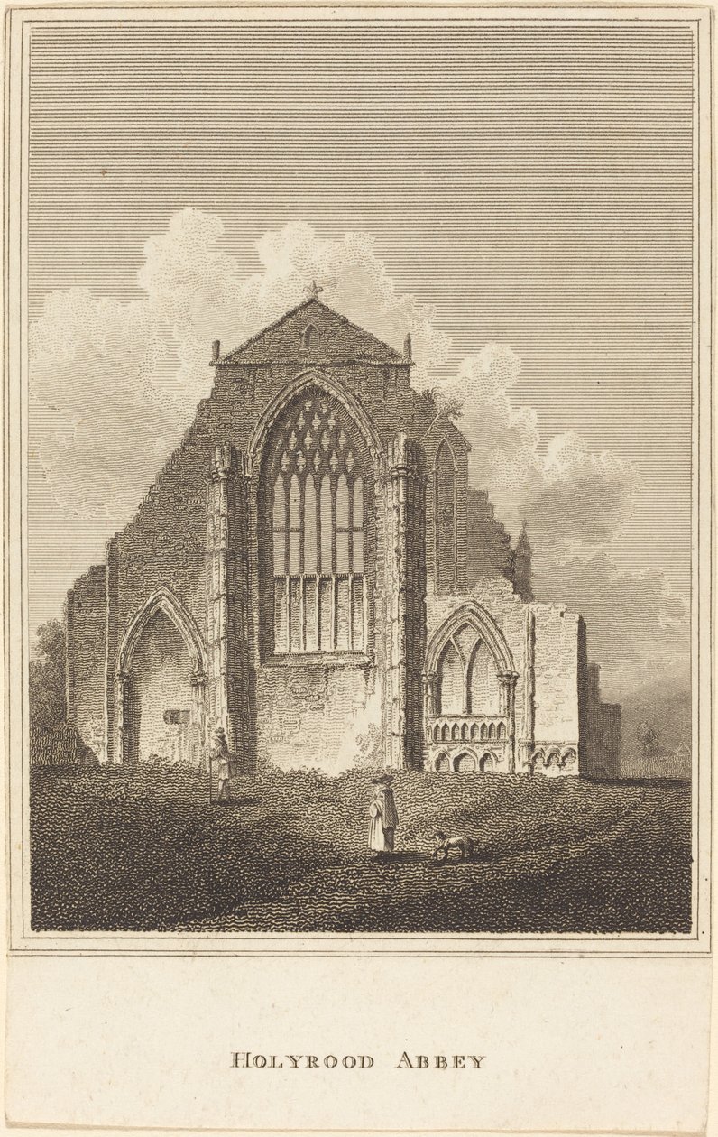 Holyrood Abbey von British 19th Century