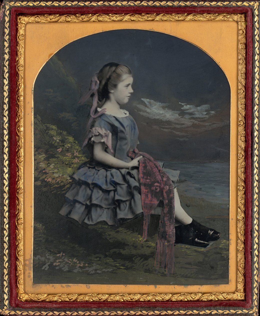 Porträt eines Mädchens von British 19th Century