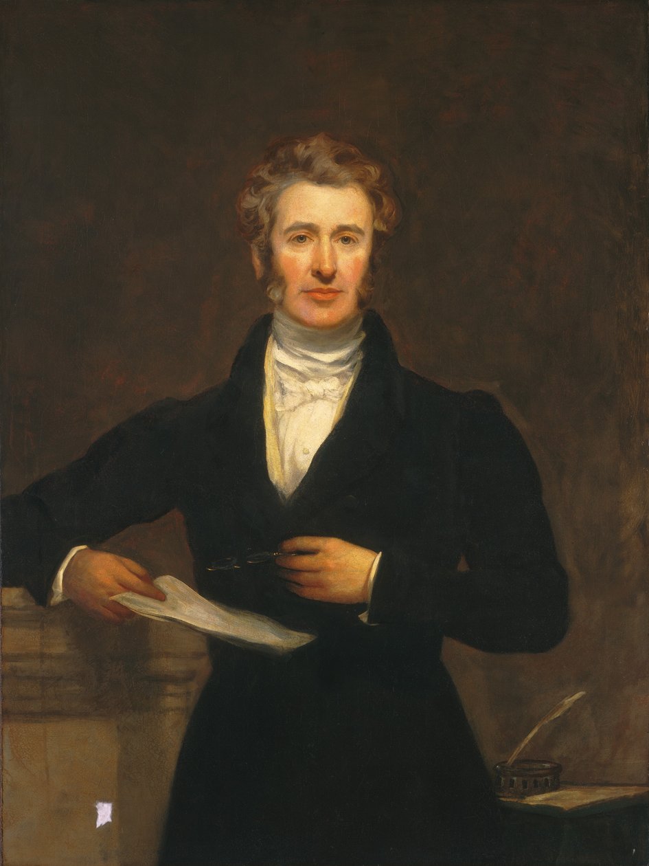 Porträt eines Mannes von British 19th Century