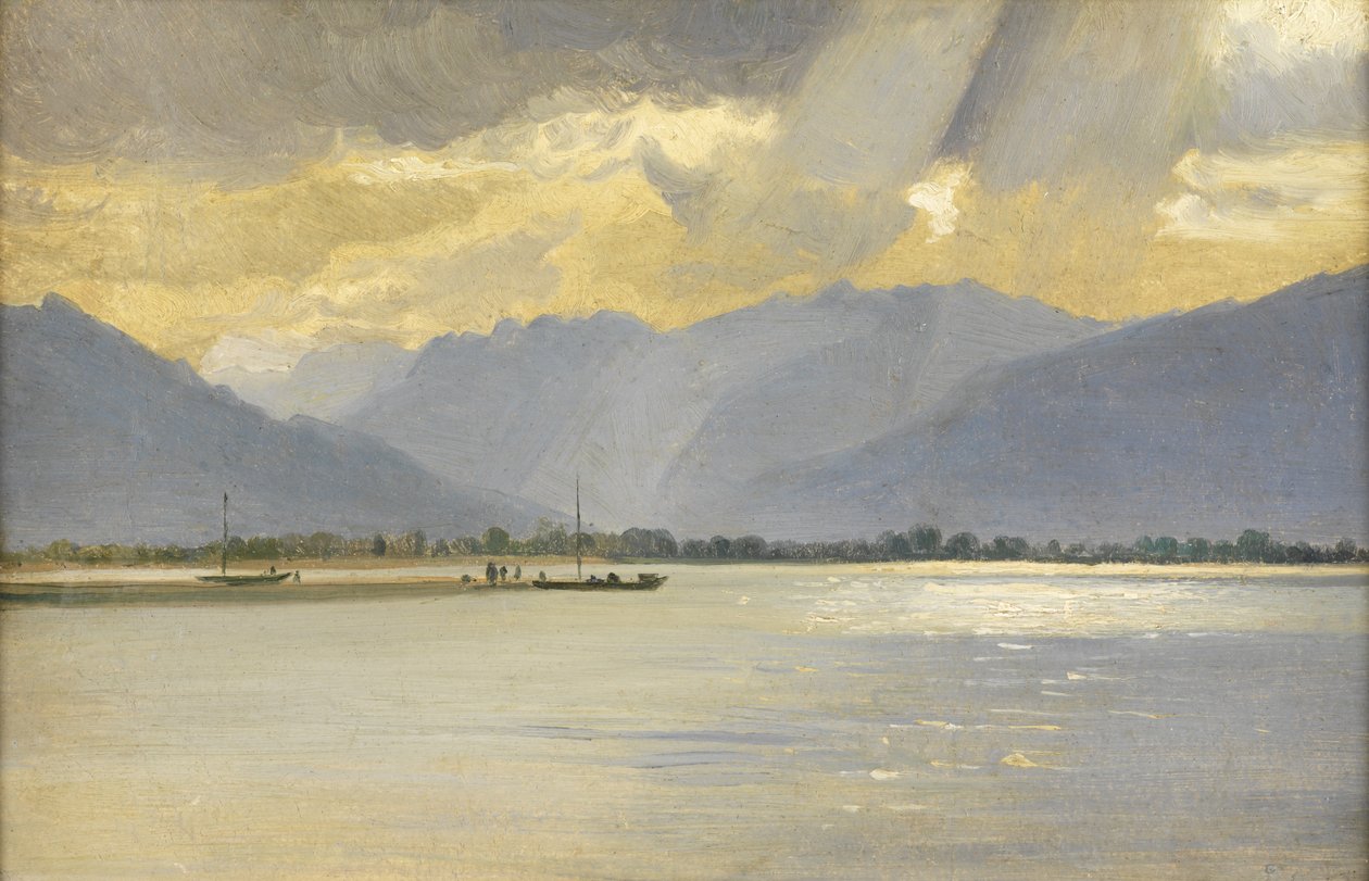 Ein kontinentaler See von British School