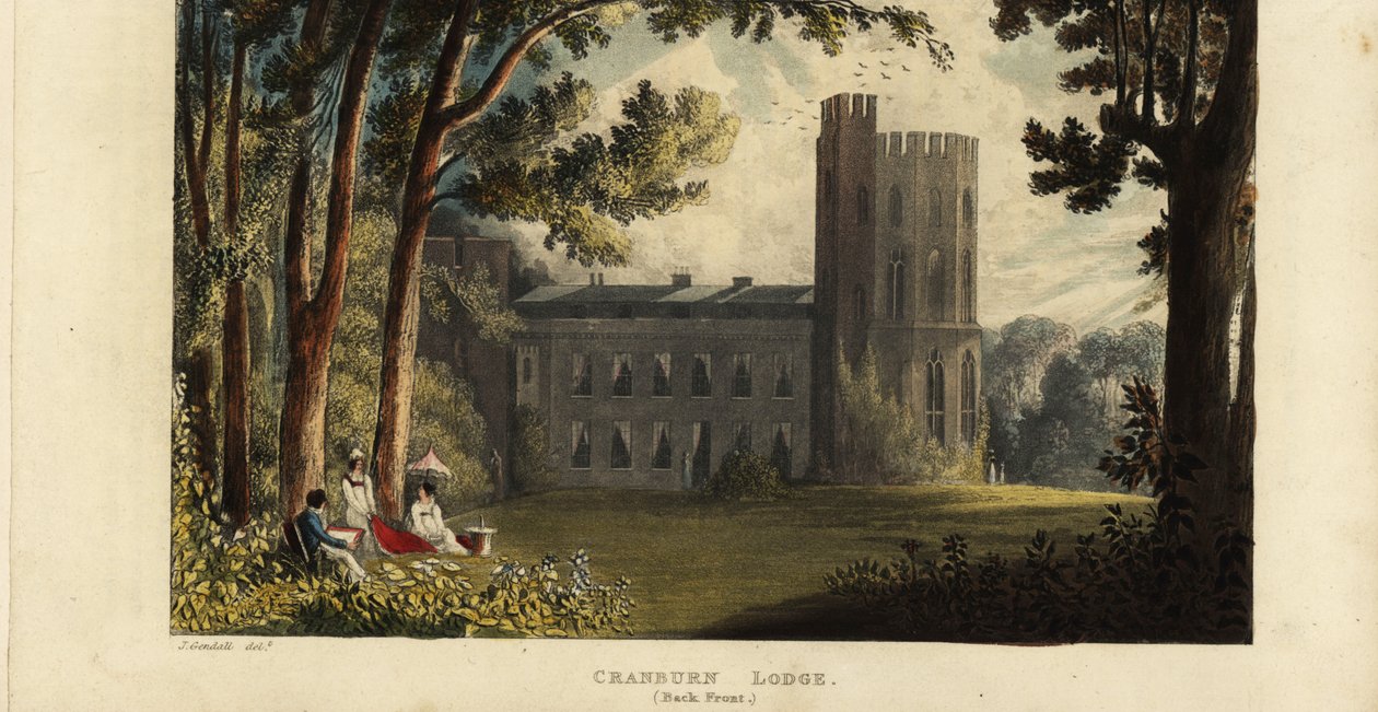 Cranburn oder Cranbourne Lodge von British School