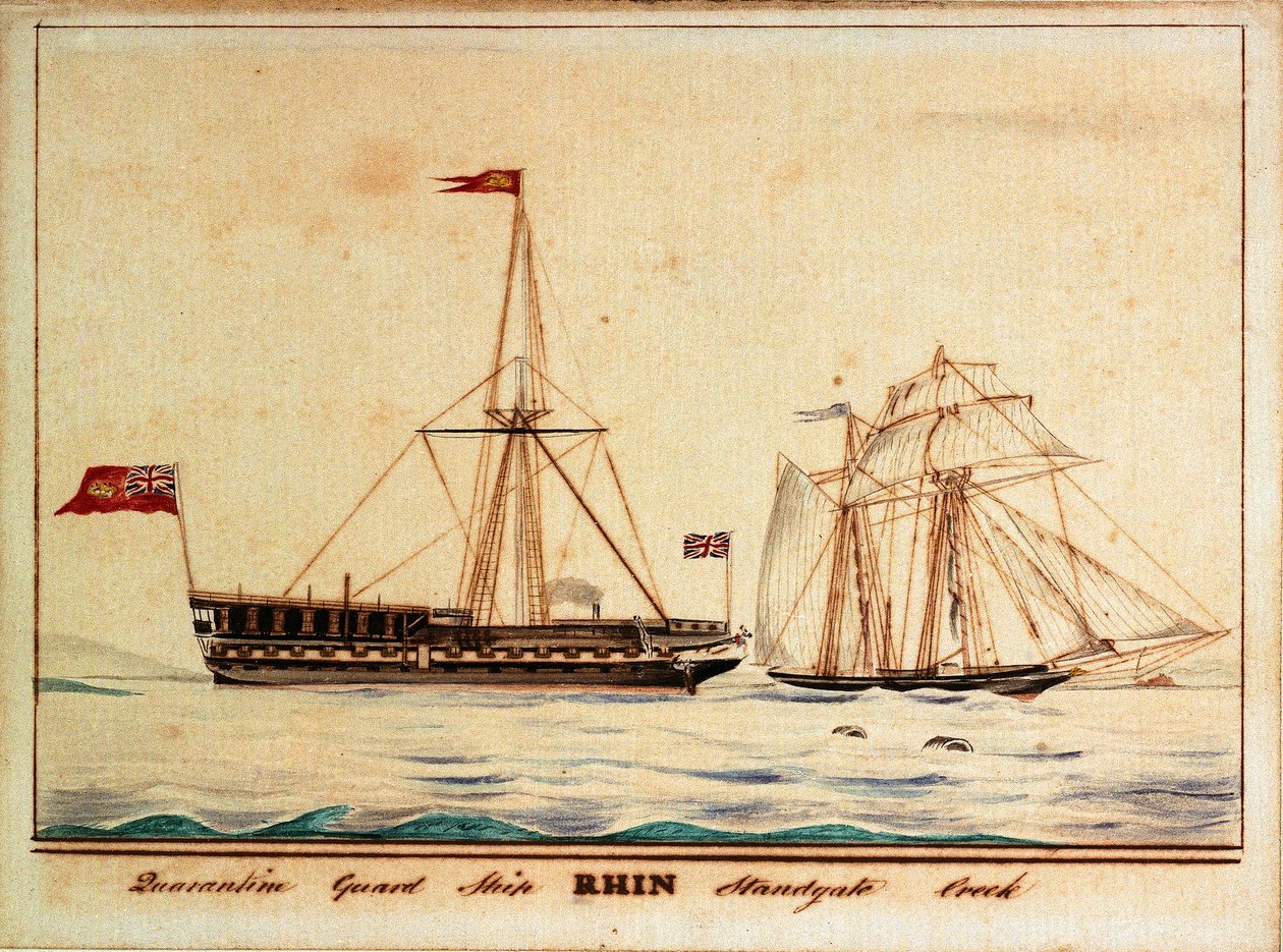 Quarantäne-Wachschiff 