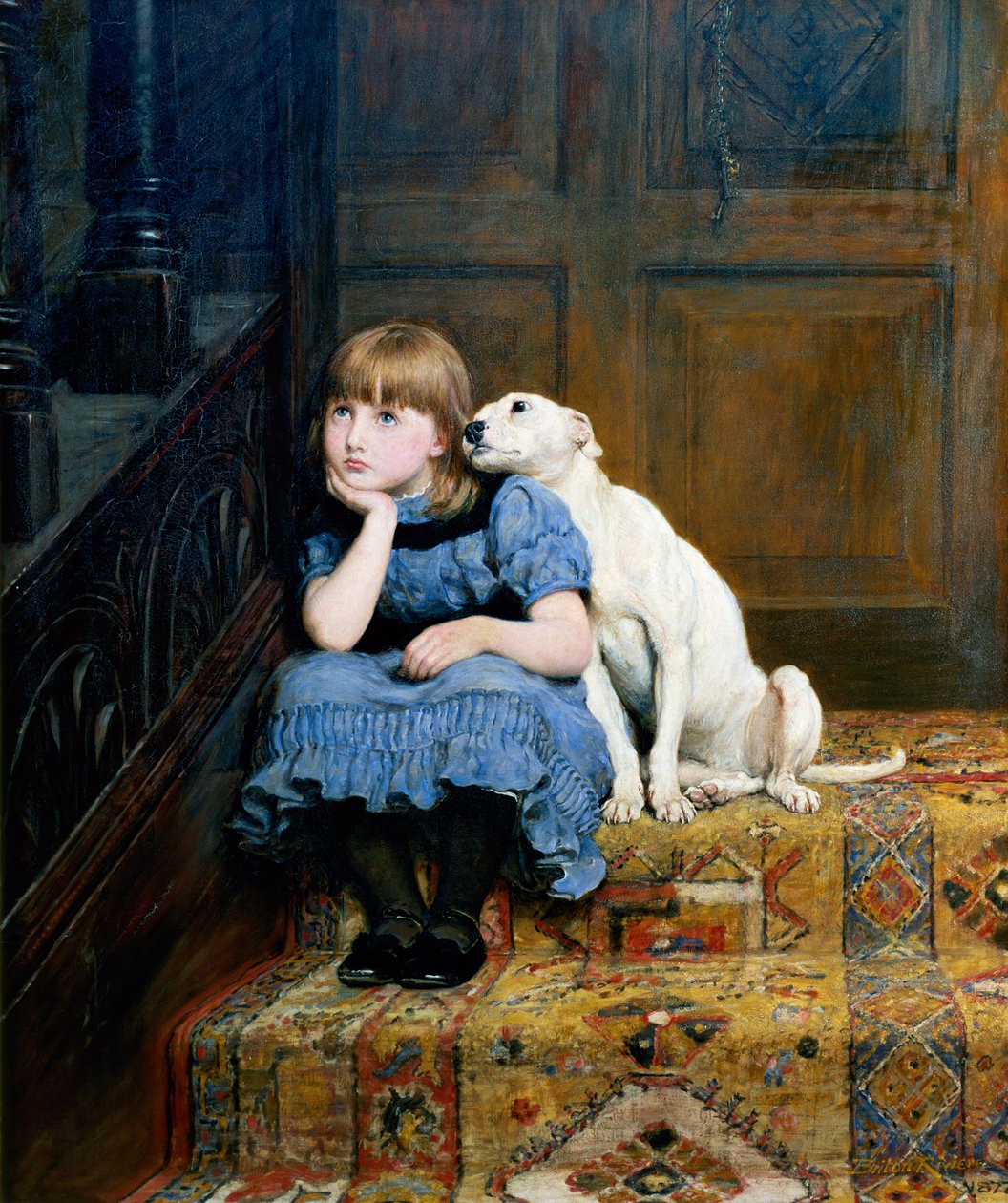 Mitgefühl, 1877 von Briton Riviere