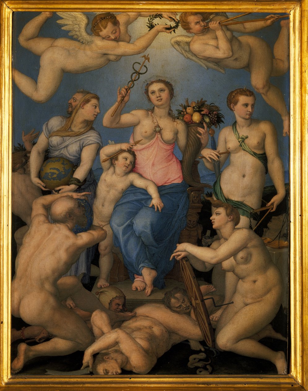 Allegorie des Glücks von Bronzino