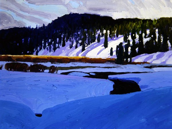 Winterlandschaft von Bror Lindh