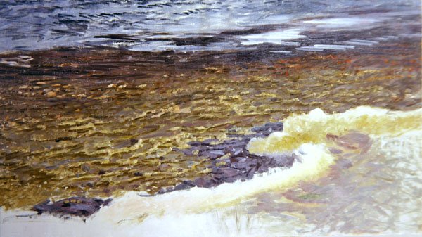 Fließendes Wasser von Bruno Andreas Liljefors