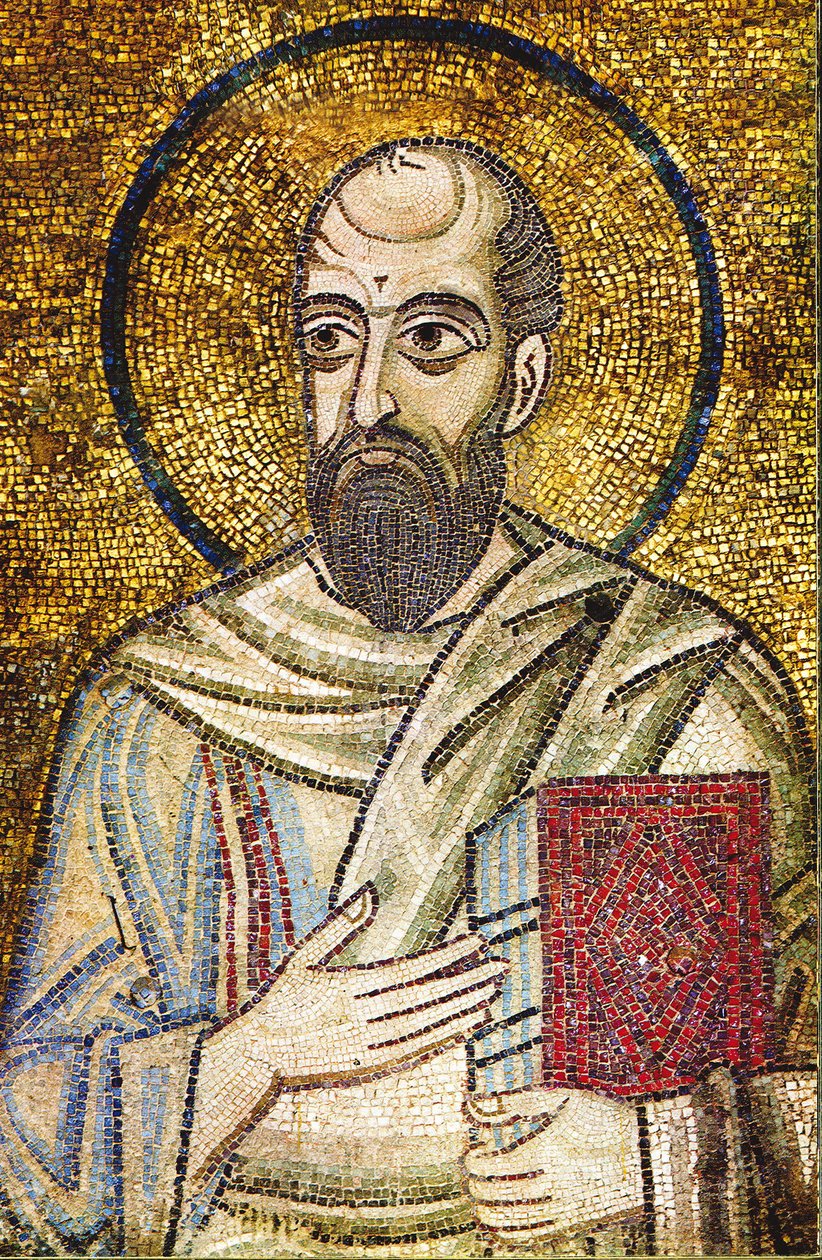 Der Apostel Paulus (Detail) von Byzantine Byzantine