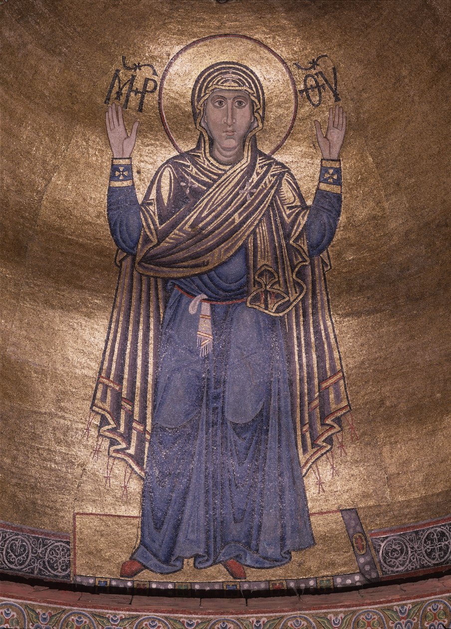 Die Jungfrau Orans, ca. 1037 von Byzantine Byzantine