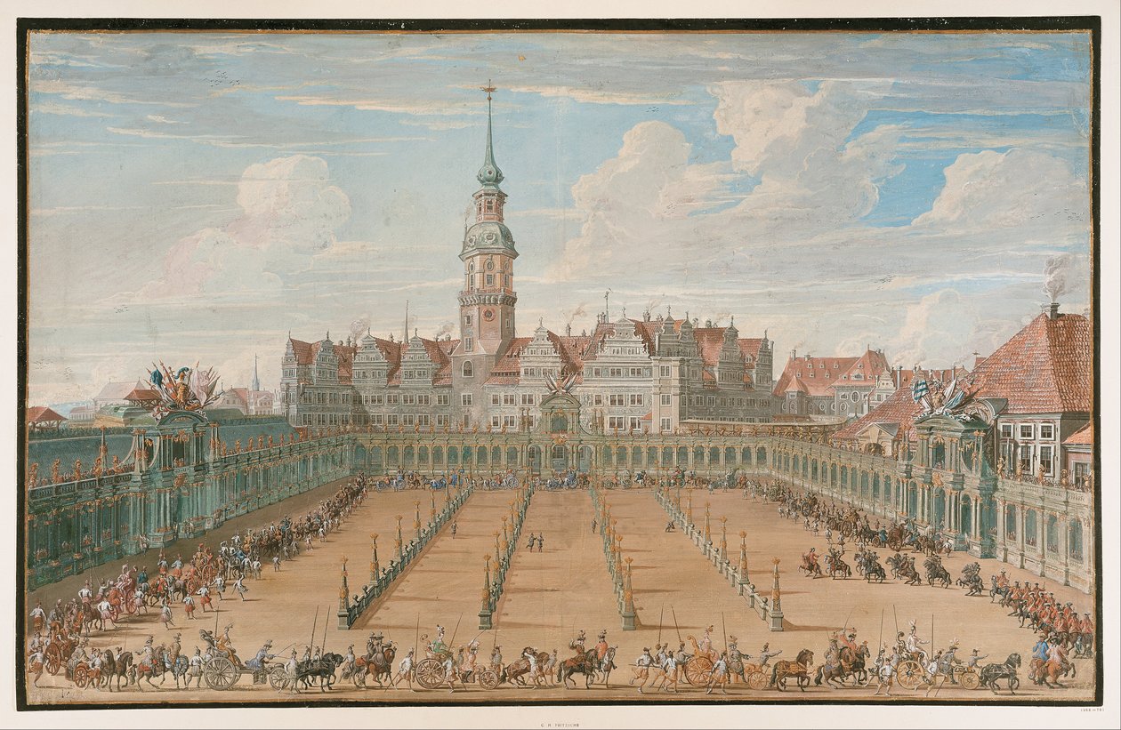 Parade der Damenringrennen, Dresden von C.H. Fritzsche
