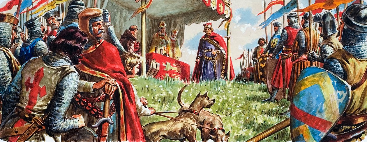 Unterzeichnung der Magna Carta von C.L. Doughty