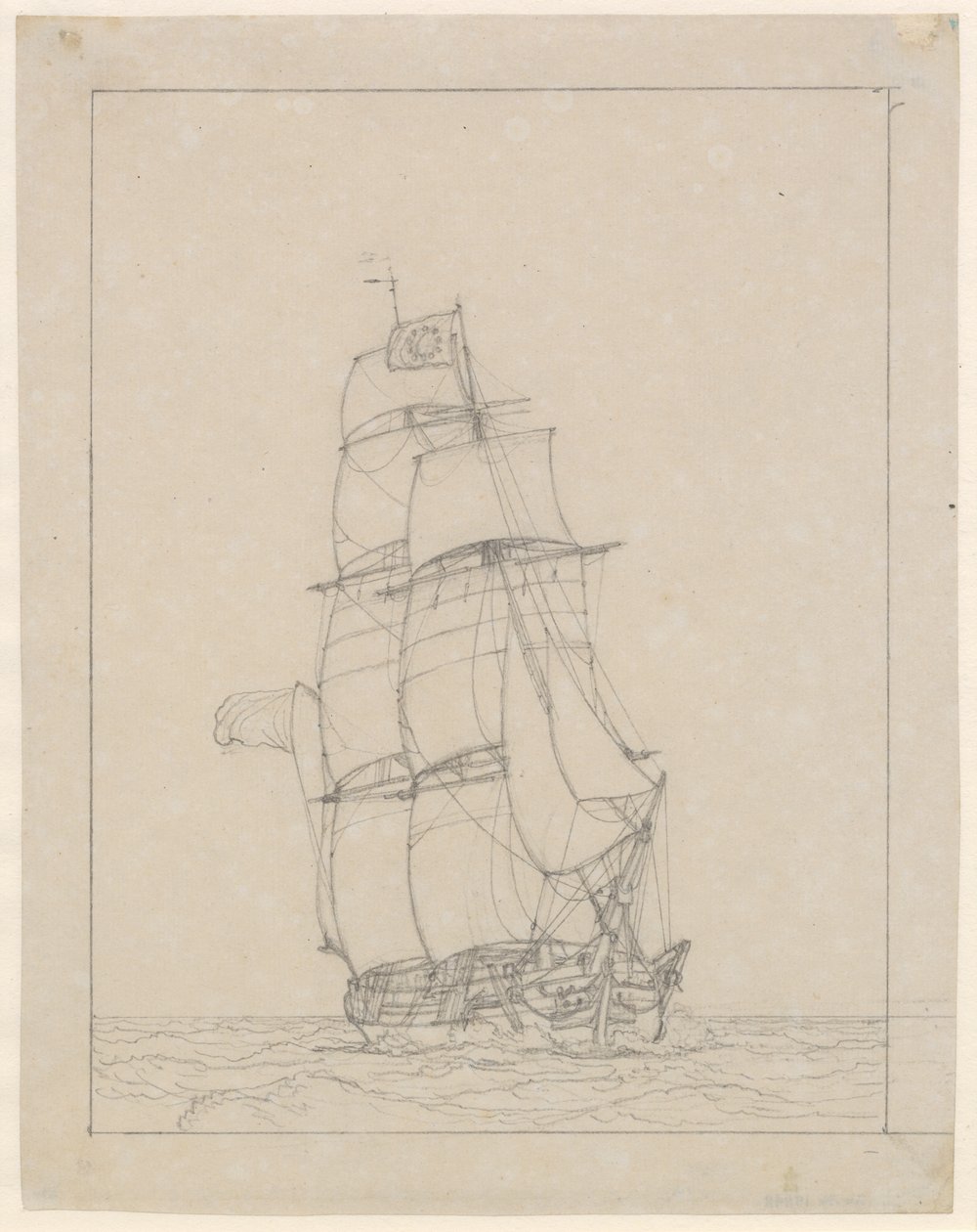Eine Brigg von Christoffer Wilhelm Eckersberg