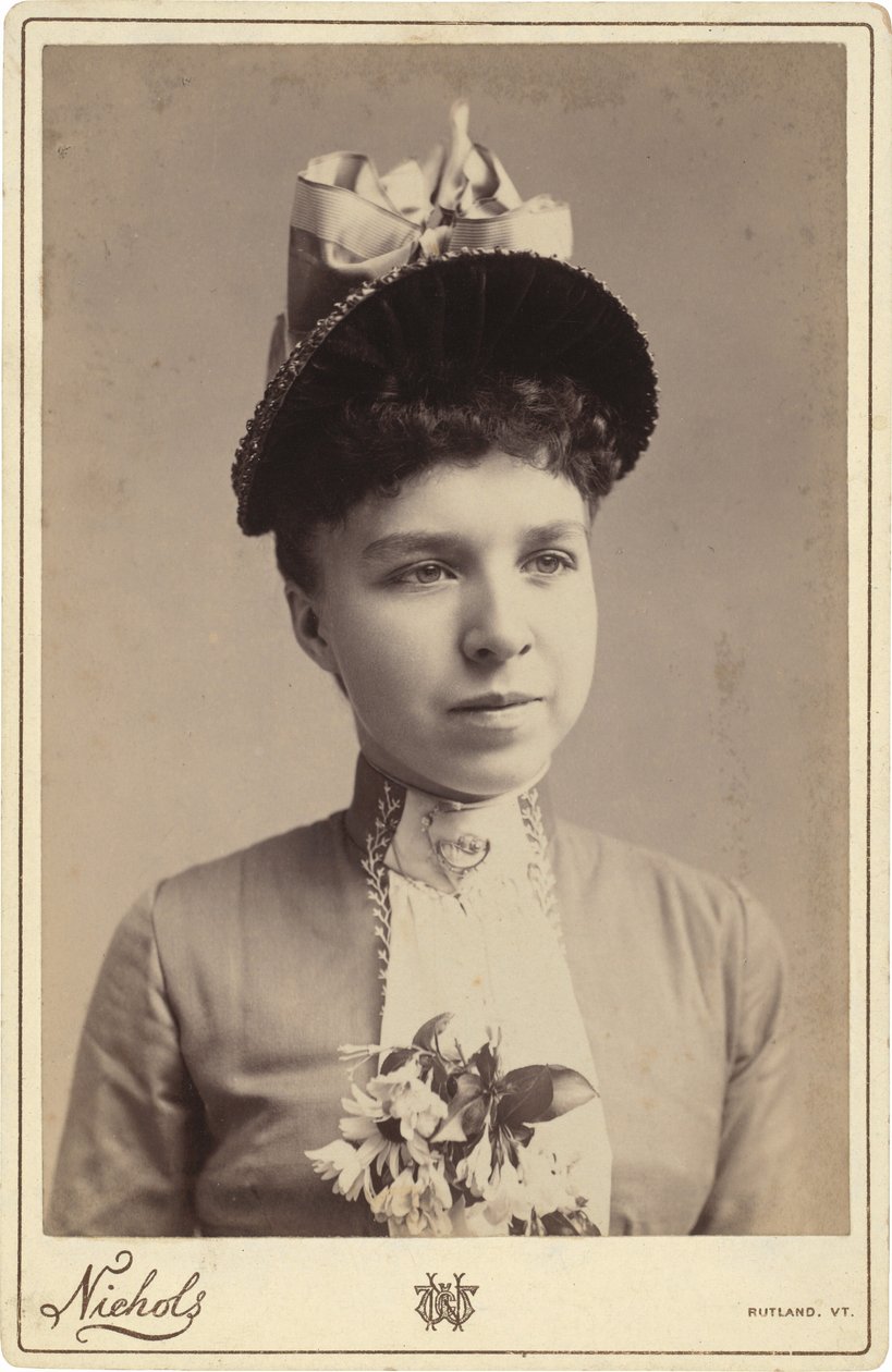 Porträt einer Frau, 1880er-1890er von C.W. Nichols