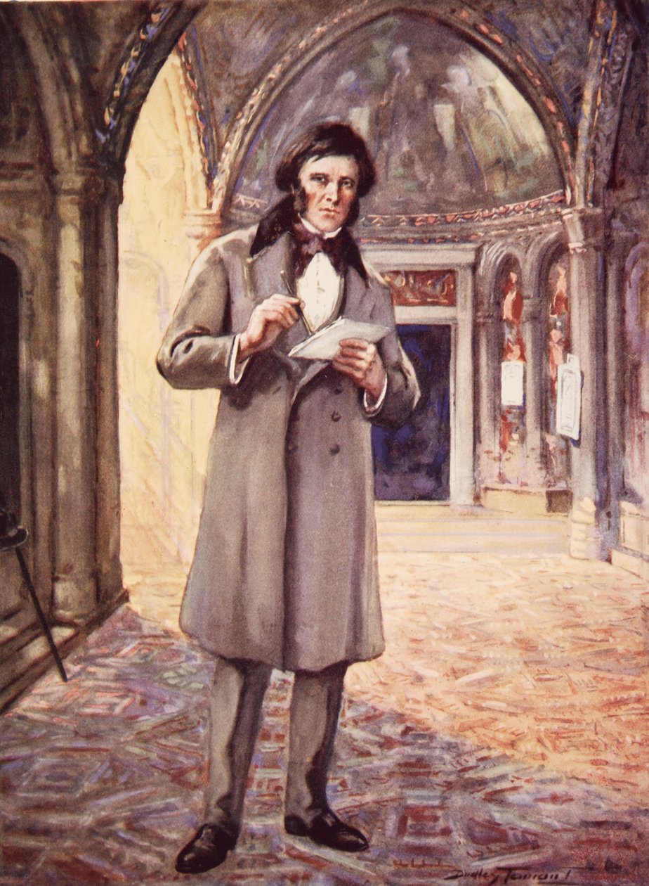 John Ruskin in Venedig von C. Dudley Tennant