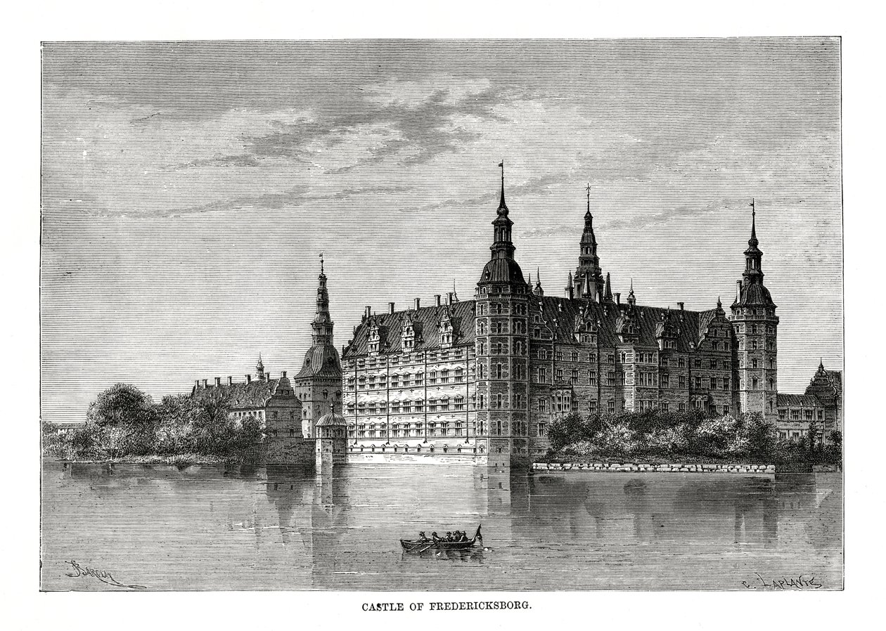 Schloss Frederiksborg, Kopenhagen, Dänemark, 1879 von C. Laplante