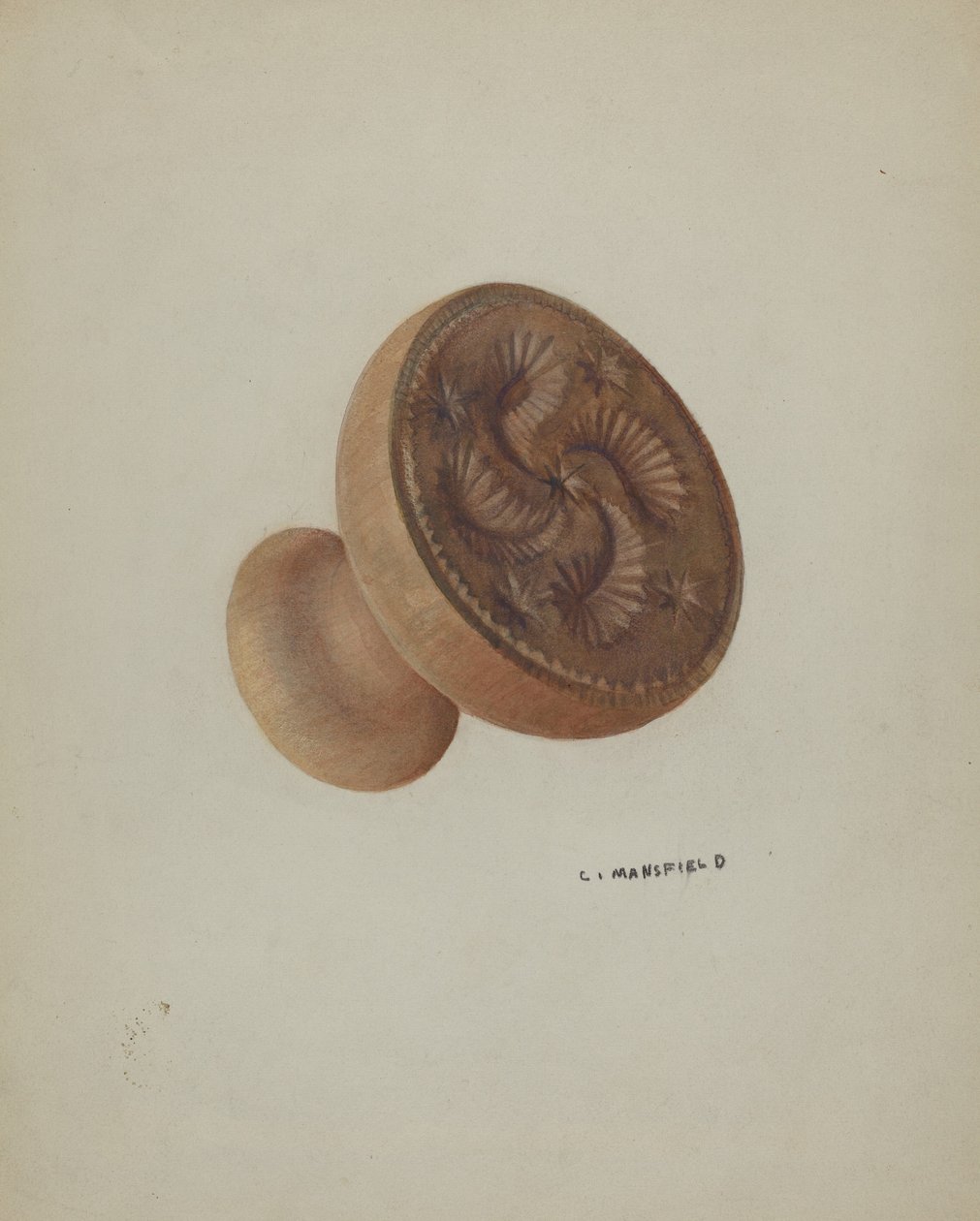 Pa. Deutscher Butterform von C. Mansfield