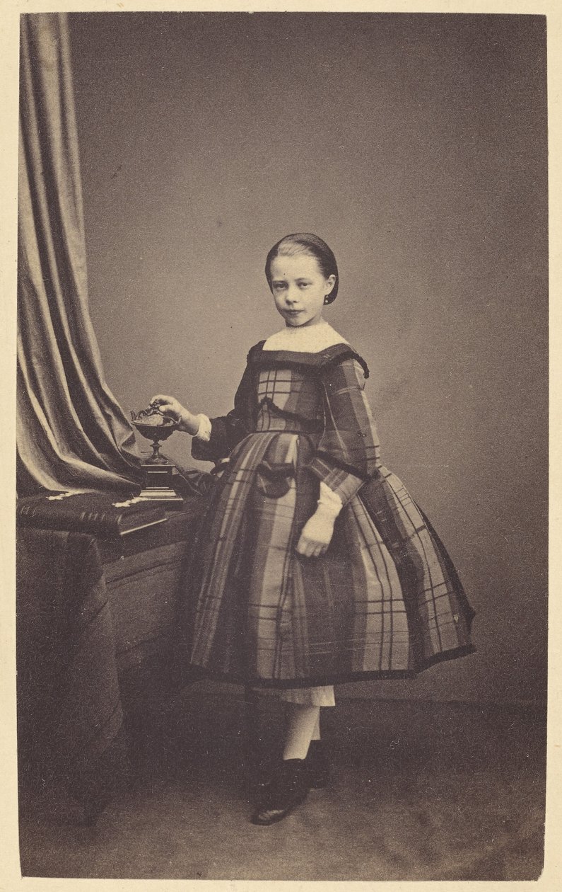 Porträt eines jungen Mädchens von C. Robert
