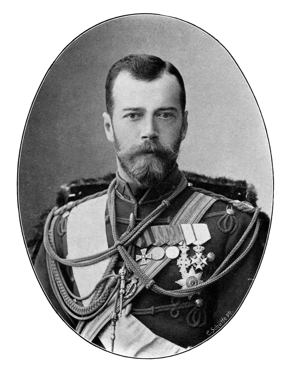 Zar Nikolaus II. von Russland, 1901 von C. Schutte