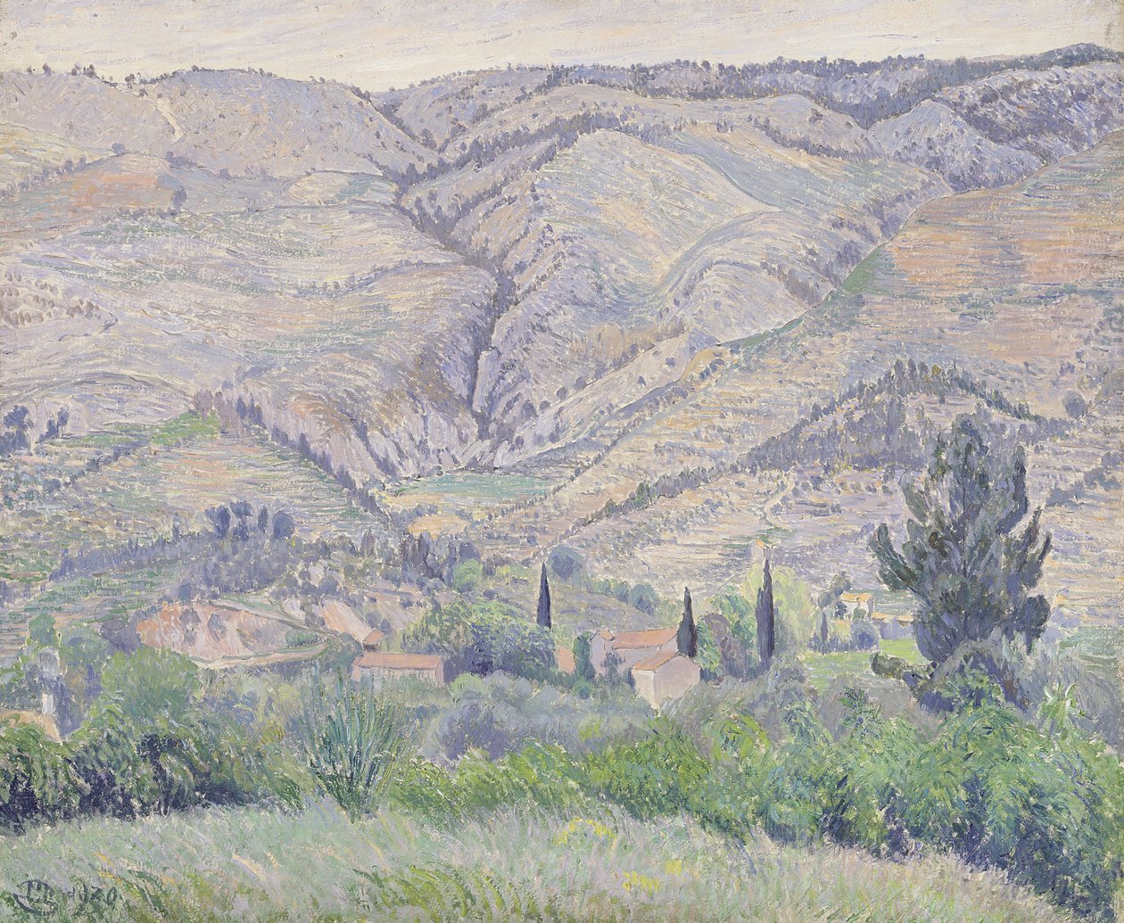 Le Ragas, in der Nähe von Toulon, ca. 1930 von Camille Jacob Pissarro