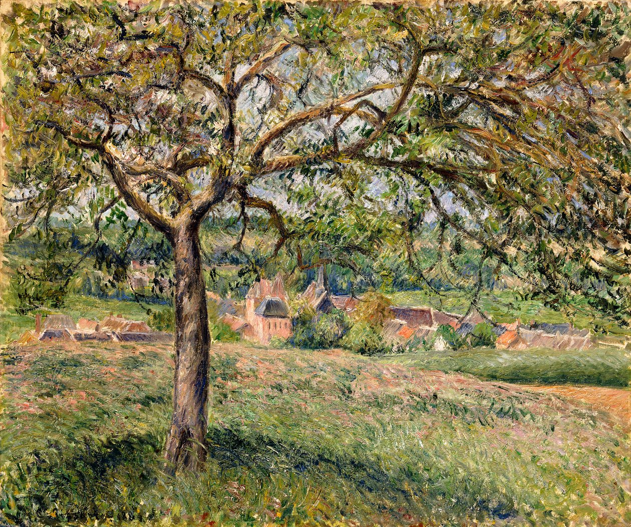 Apfelbaum in Eragny, 1884 von Camille Jacob Pissarro