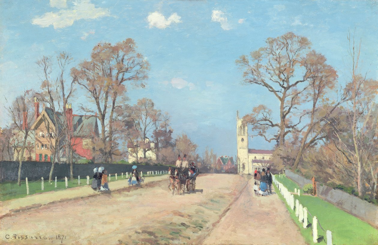 Der Weg nach Sydenham von Camille Jacob Pissarro