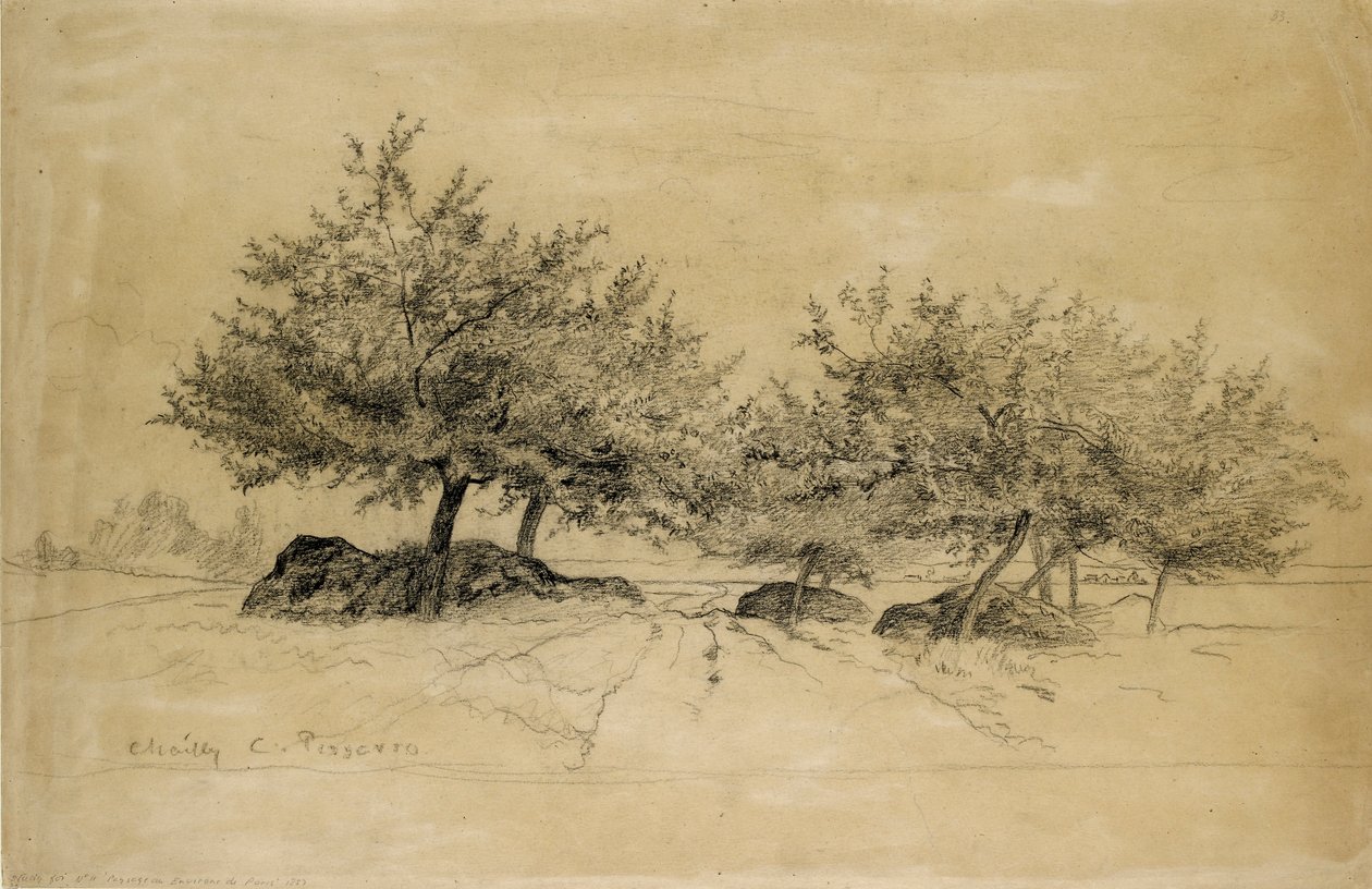 Chailly, ca. 1859 von Camille Pissarro