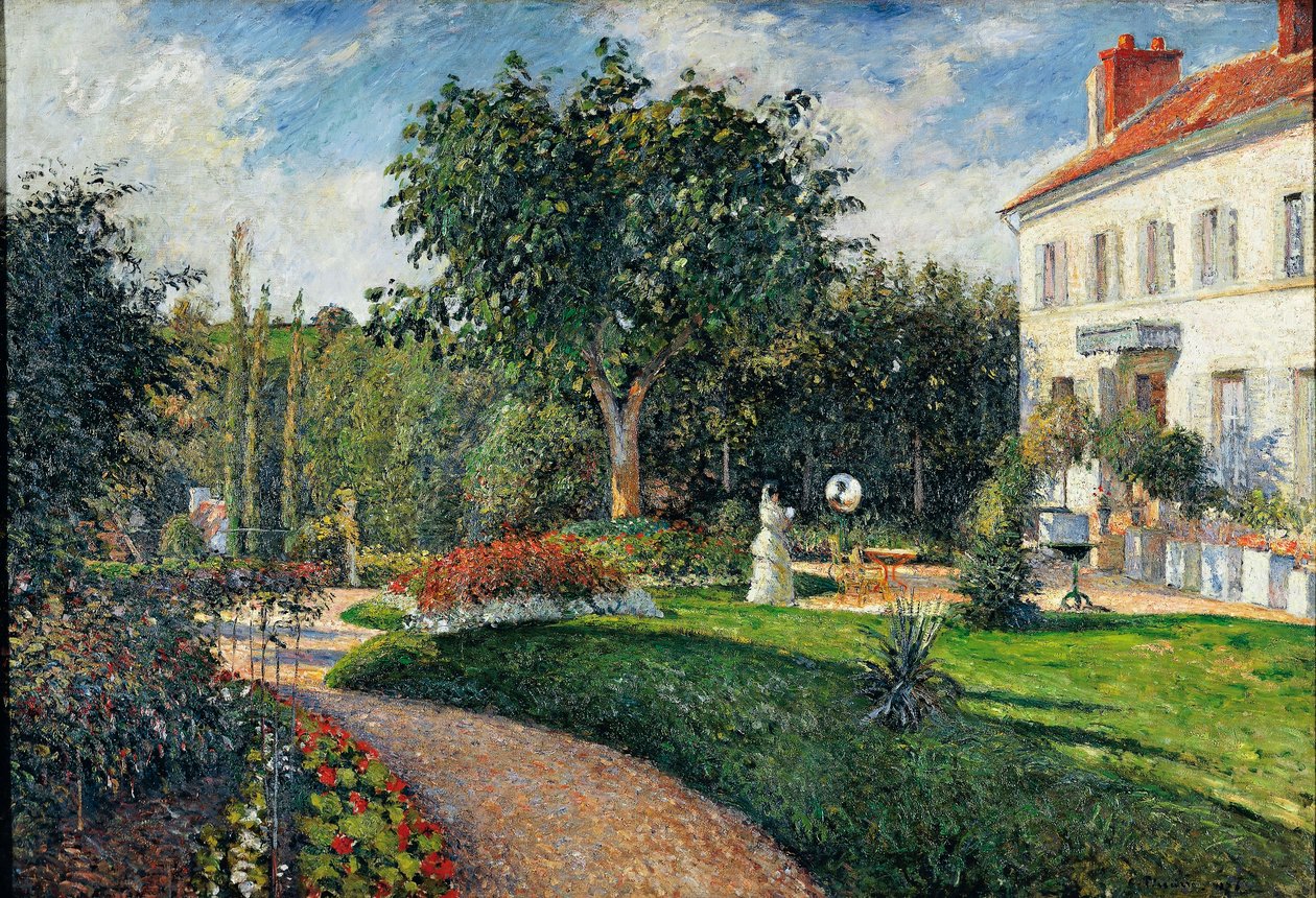 Garten der Mathurins in Pontoise von Camille Pissarro