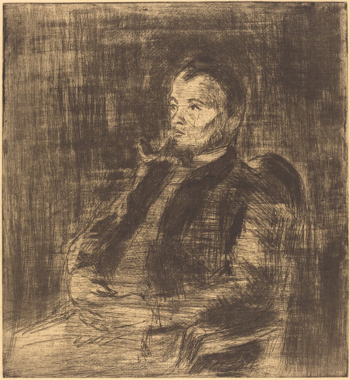 Paul Signac (Porträt von Paul Signac) von Camille Pissarro