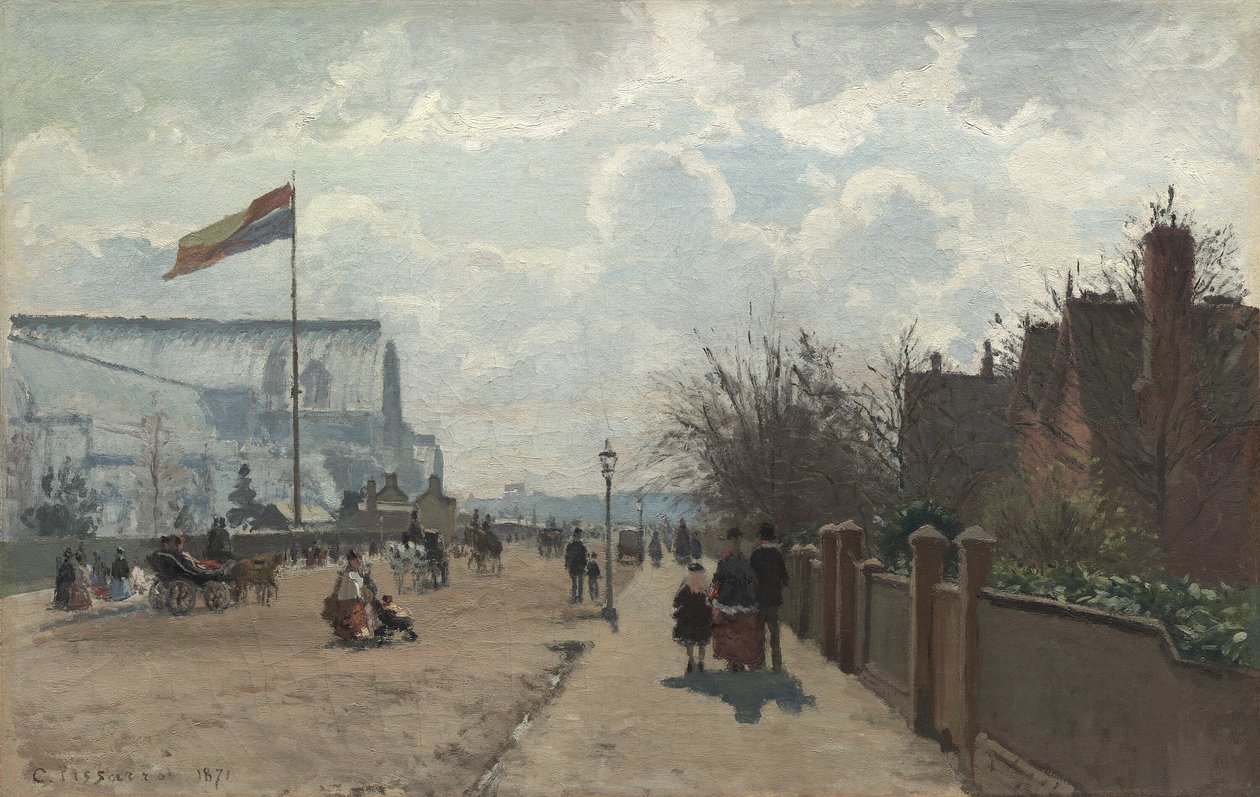 Der Kristallpalast von Camille Pissarro