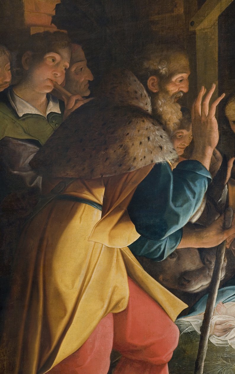 Geburt Christi (Detail von 3498491) von Camillo Procaccini