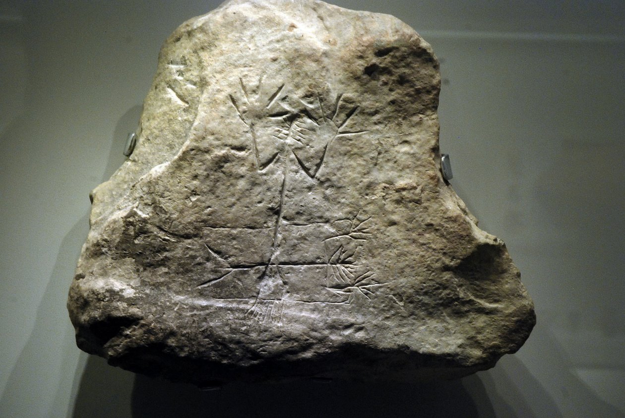 Arad-Schnitzerei des Gottes Tamuz, ca. 3000-2650 v. Chr. von Canaanite