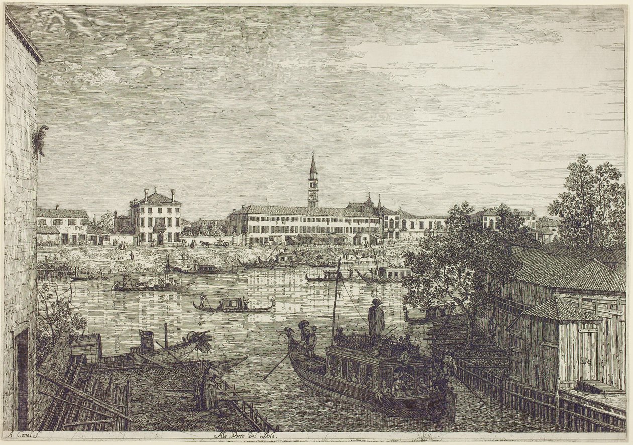 Ale Porte del Dolo, c.1744 von Giovanni Antonio Canal