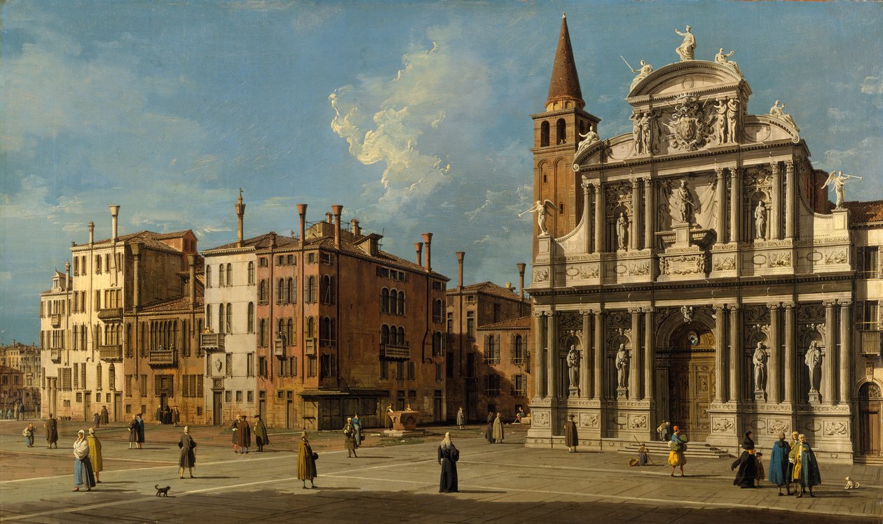 Campo Santa Maria Zobenigo, Venedig, 1730er Jahre von Giovanni Antonio Canal