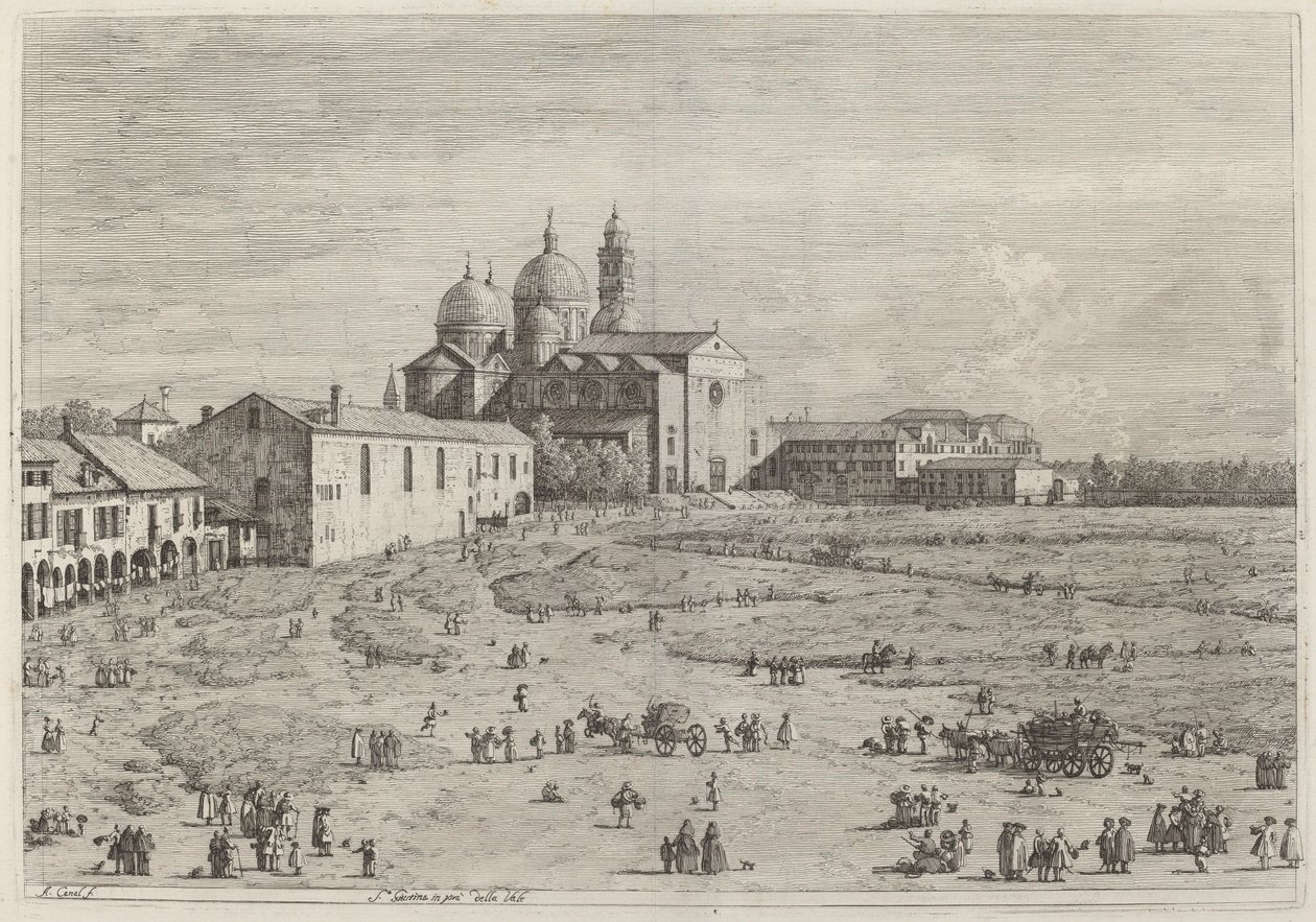 S. Giustina in pra della Vale von Canaletto