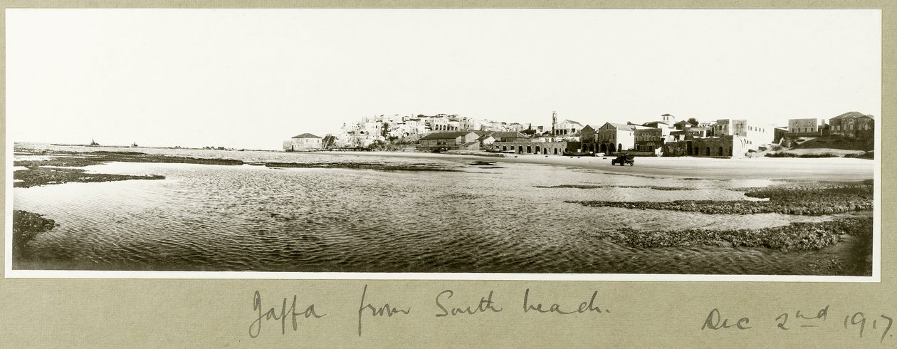 Jaffa vom Südstrand, 2. Dezember 1917 von Capt. Arthur Rhodes