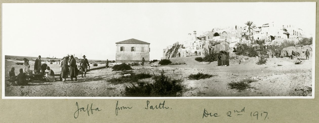 Jaffa vom Süden, 2. Dezember 1917 von Capt. Arthur Rhodes