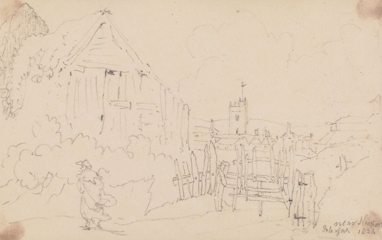 In der Nähe von Newport, Isle of Wight von Capt. Thomas Hastings