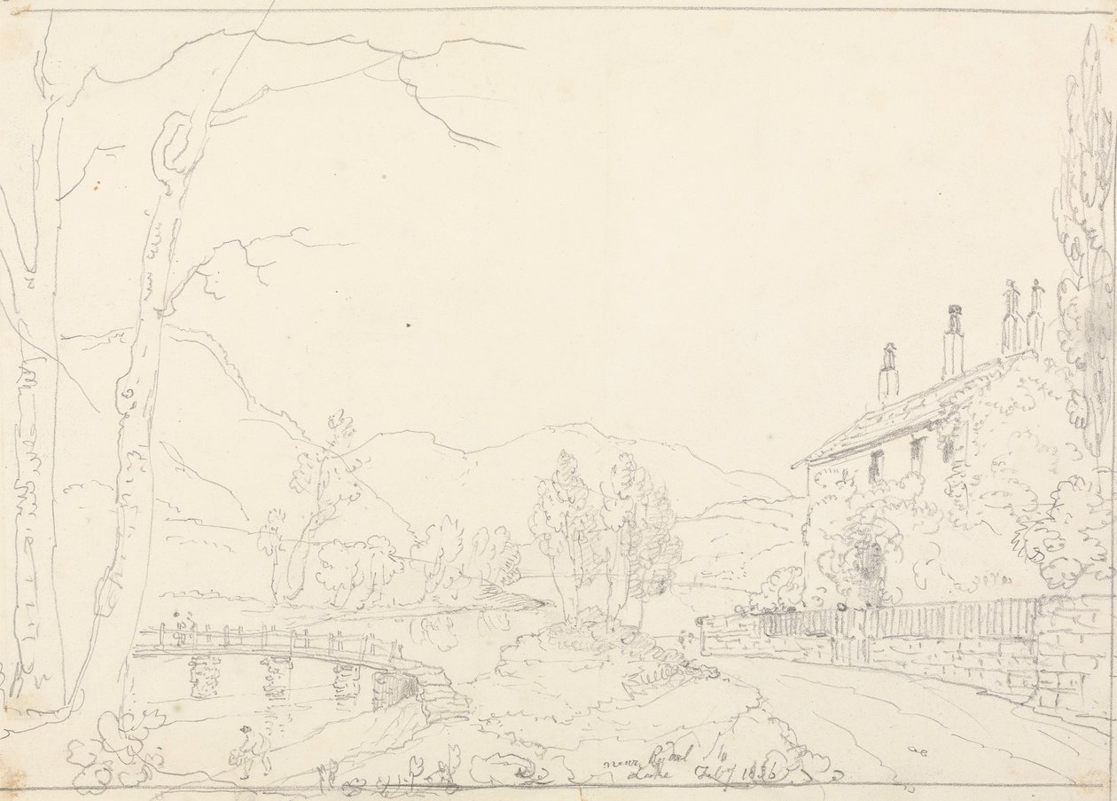 In der Nähe des Rydal-Sees, 10. Februar 1836 von Capt. Thomas Hastings
