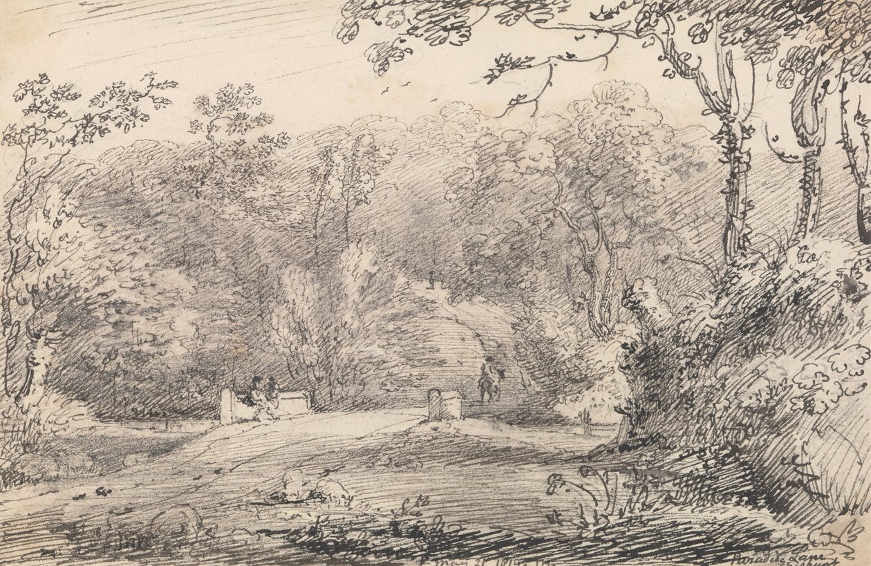 Paradise Lane, Cheshunt, 21. Mai 1814 von Capt. Thomas Hastings