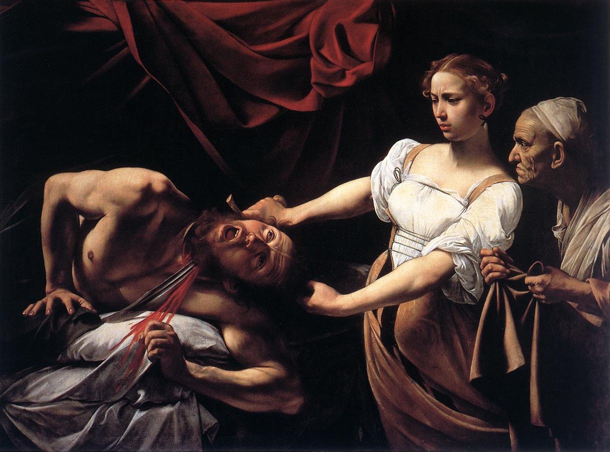 Judith enthauptet Holofernes von Michelangelo Merisi Caravaggio