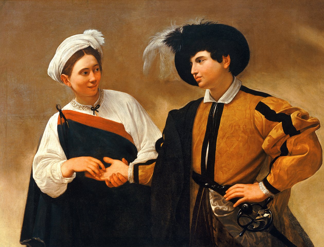 Die Wahrsagerin von Michelangelo Merisi Caravaggio
