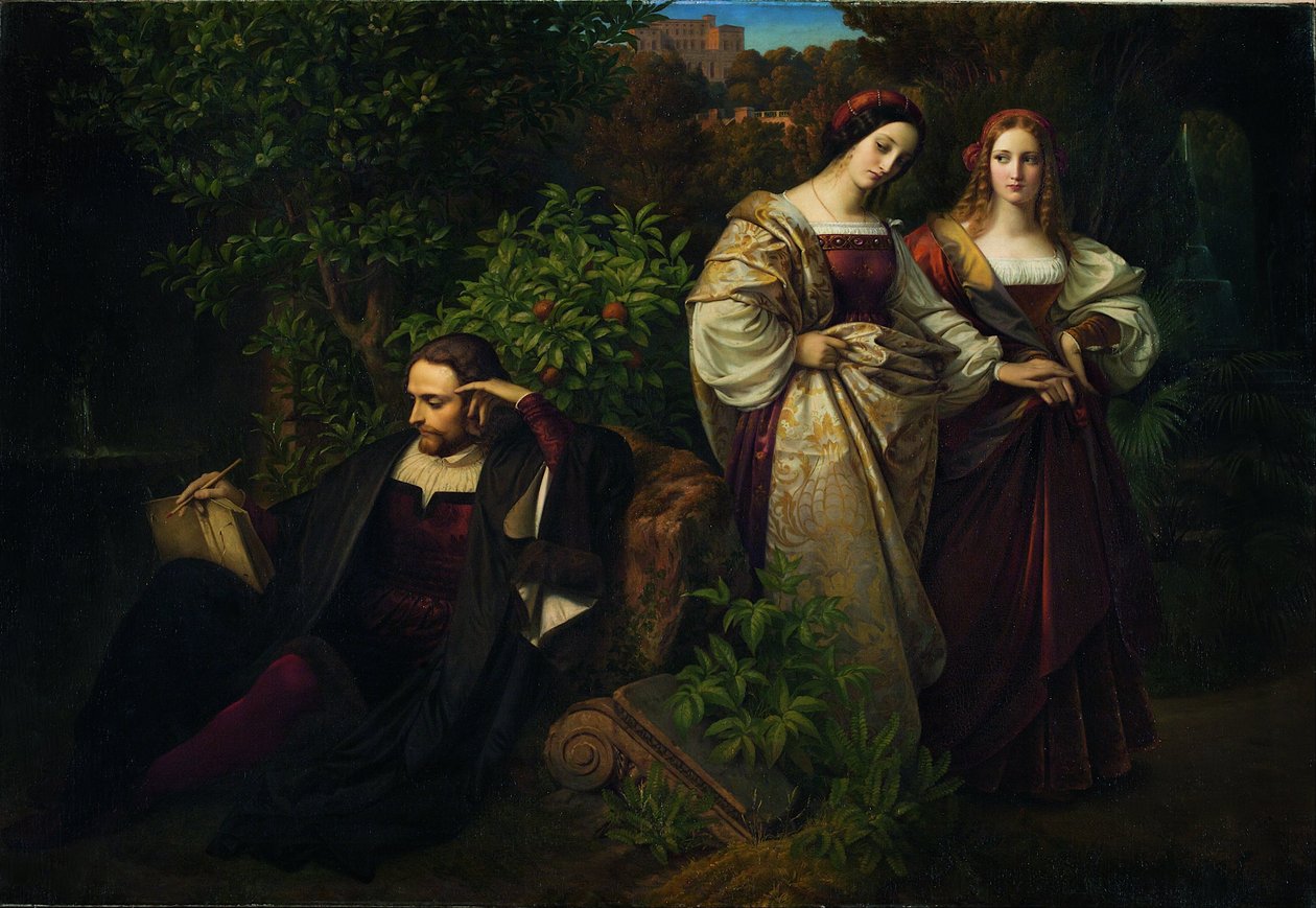 Torquato Tasso und die zwei Leonoren von Carl Ferdinand Sohn