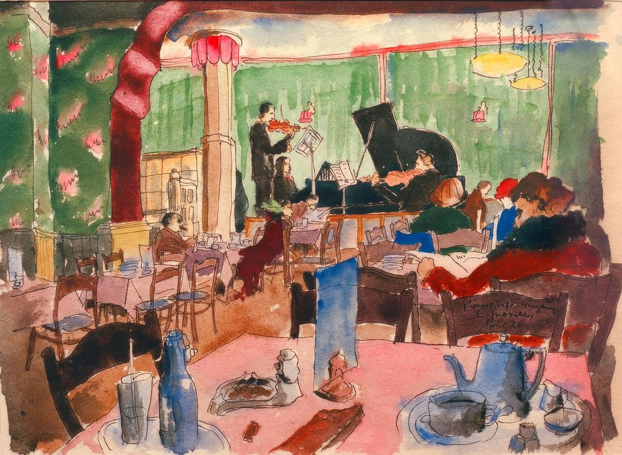 Würzburg, Königscafé von Carl Grossberg