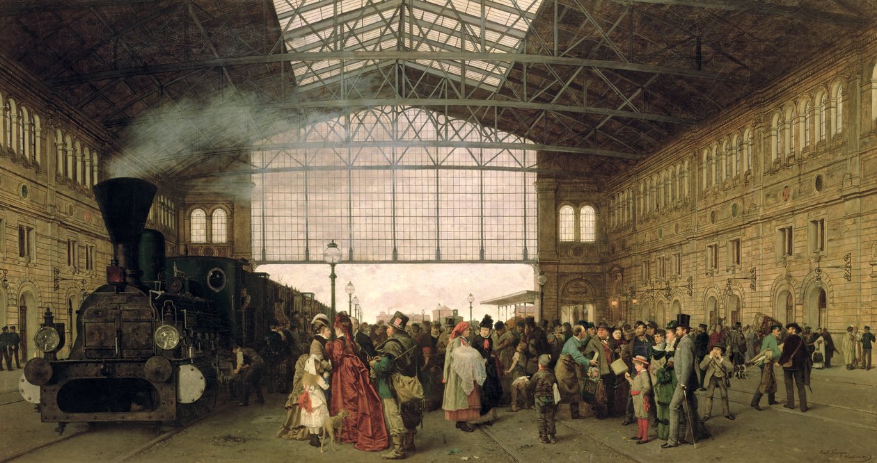 Nordwestbahnhof, Wien, 1875 von Carl Karger