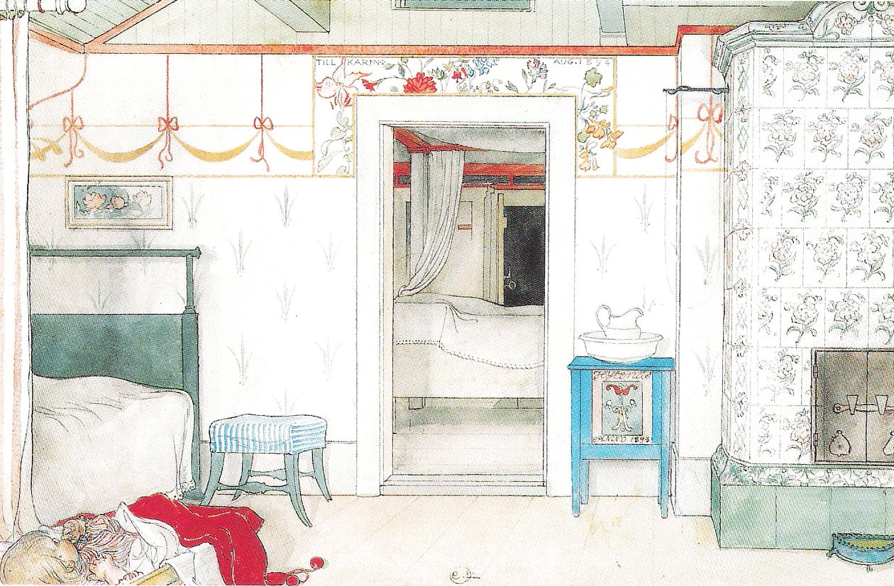 Britas Nickerchen von Carl Larsson