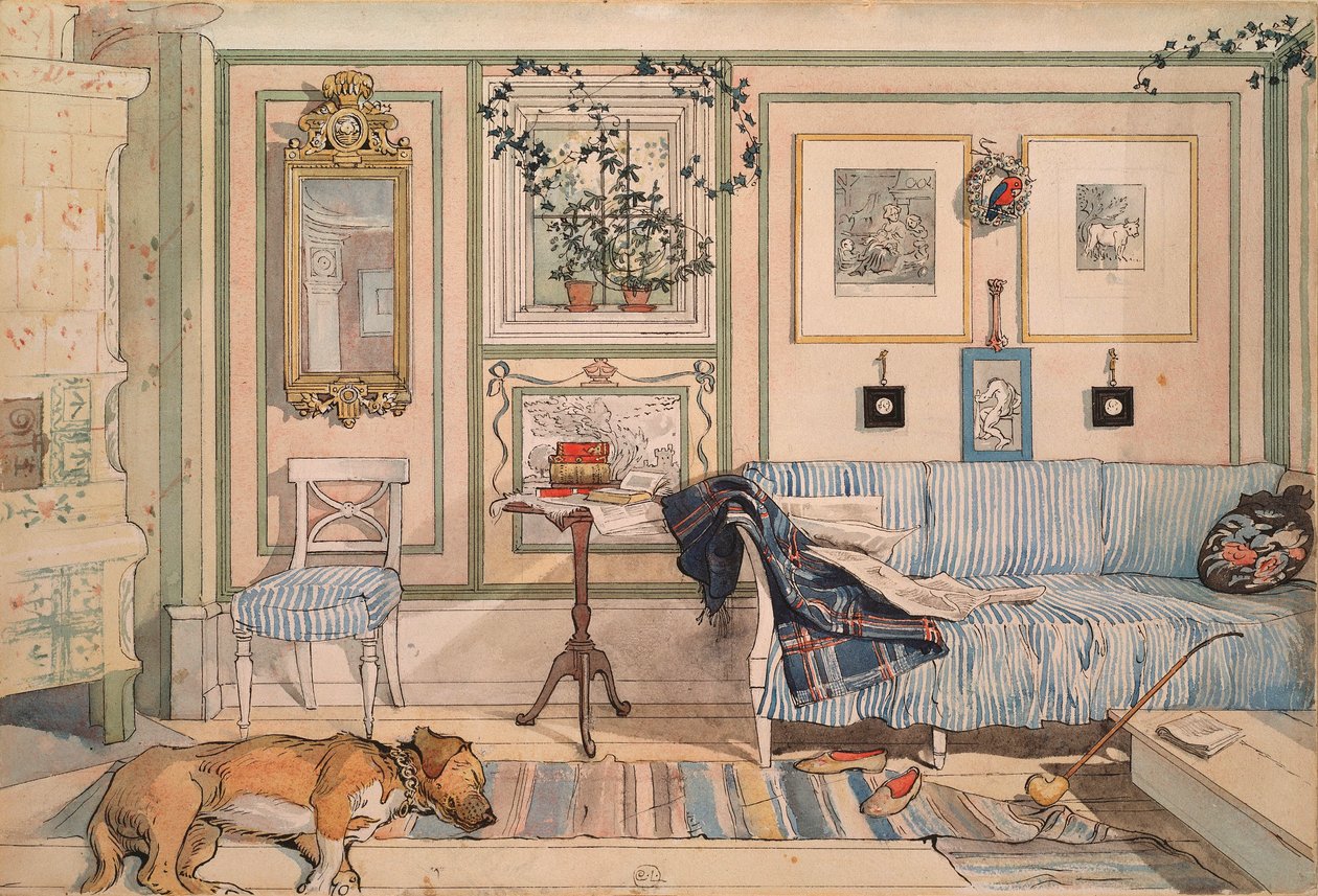 Gemütliche Ecke von Carl Larsson