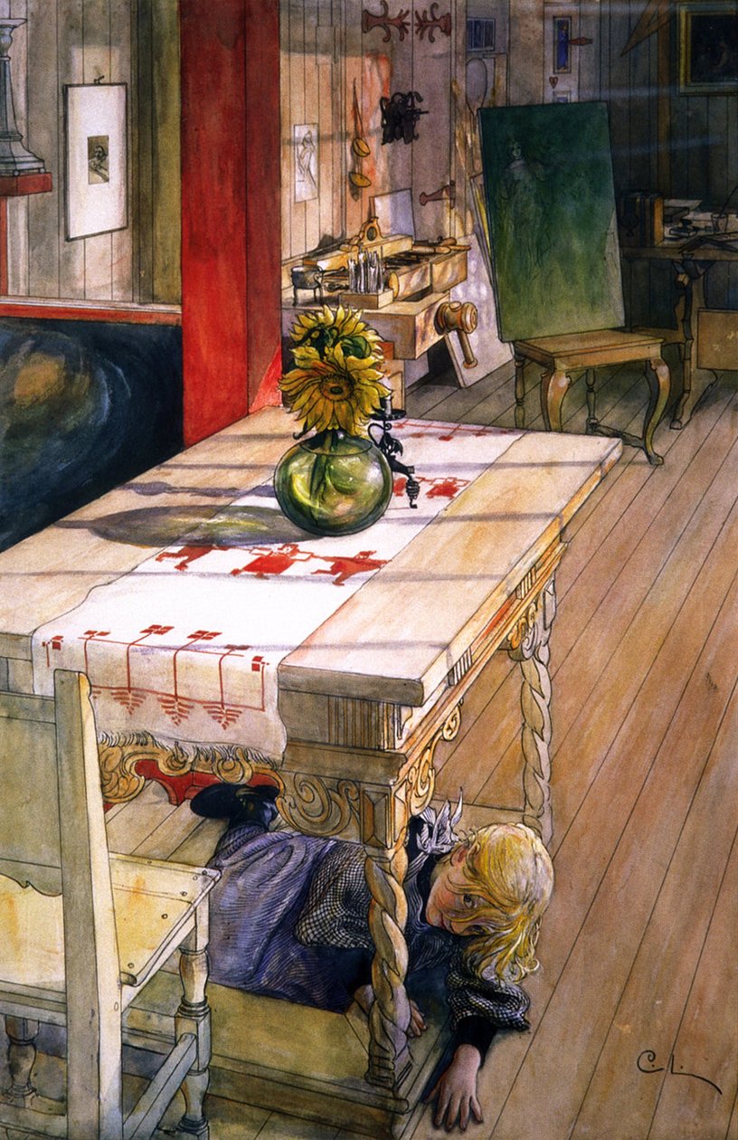 Verstecken von Carl Larsson