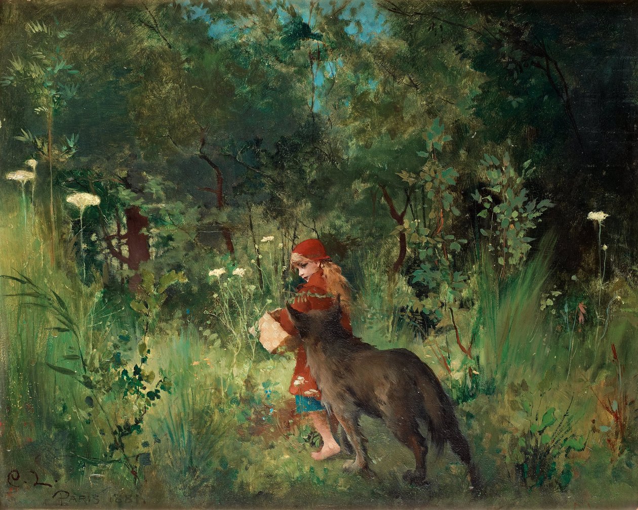 Rotkäppchen von Carl Larsson