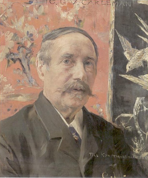 Porträt von CGW Carleman von Carl Larsson
