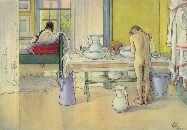 Sommermorgen von Carl Larsson